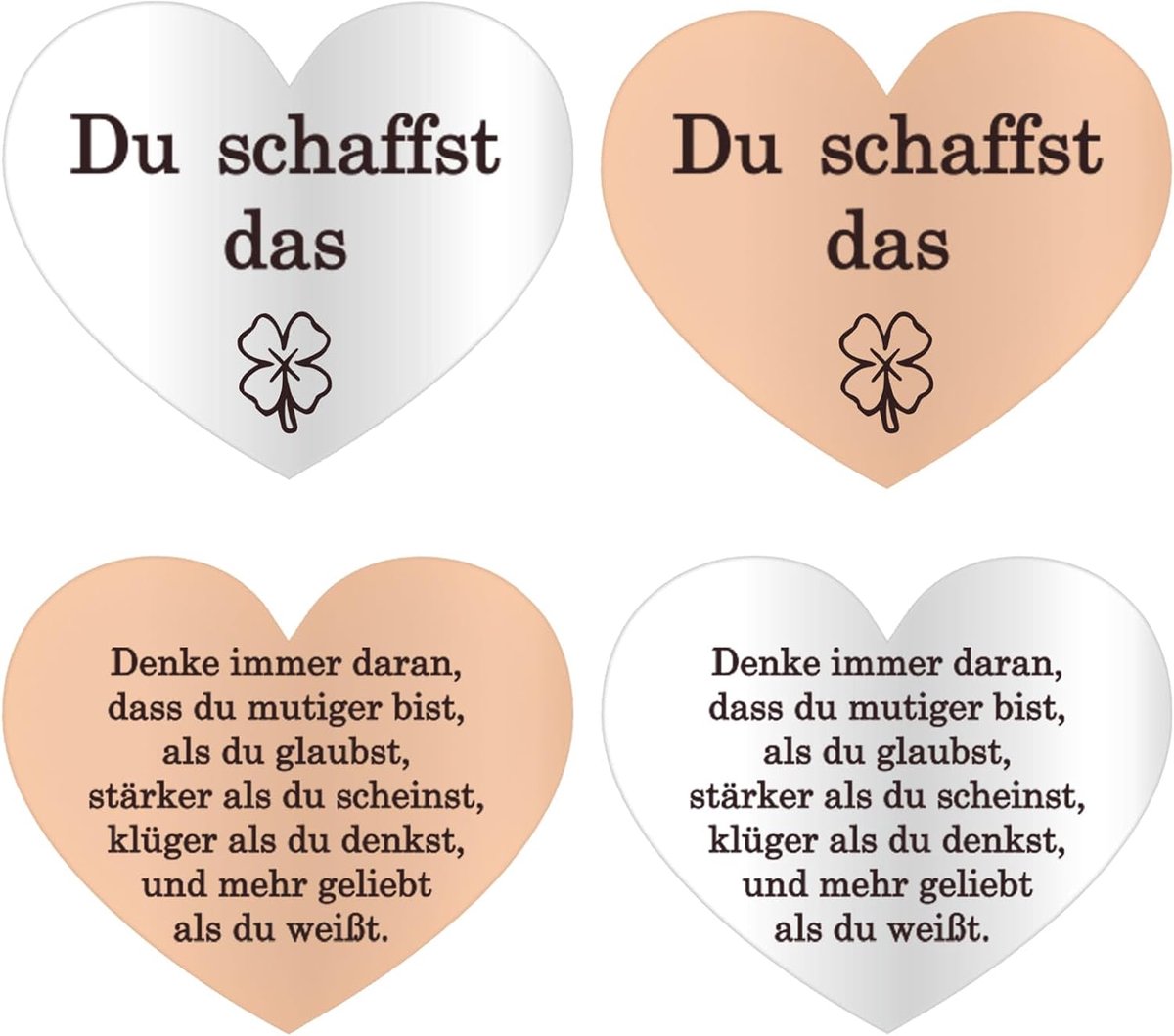 Dailygoods- Geluksbrenger met tas - 2 stuks geluksmunten