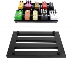 Dailygoods- Gitaarpedaal Zwart - Gitaarpedaalbord - Effect Houder - Ruimtebesparend - Hoogwaardig Metaal - Geschikt voor MOSKY C8 - Pedaalbord