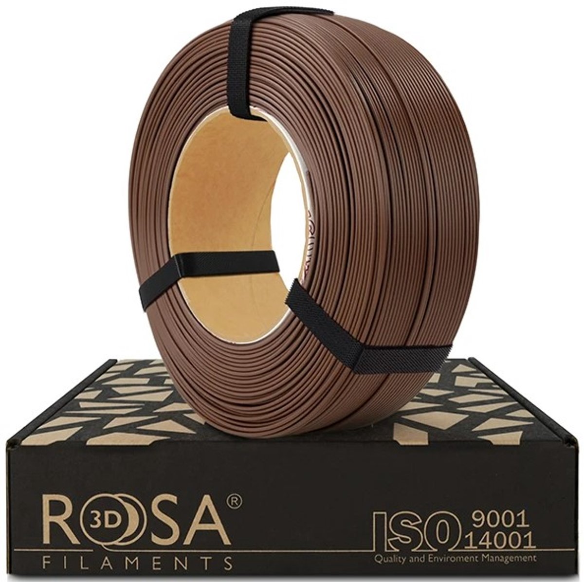 Rosa3D PLA chocolate Bruin 1,75 mm 1 kg Refill Filament