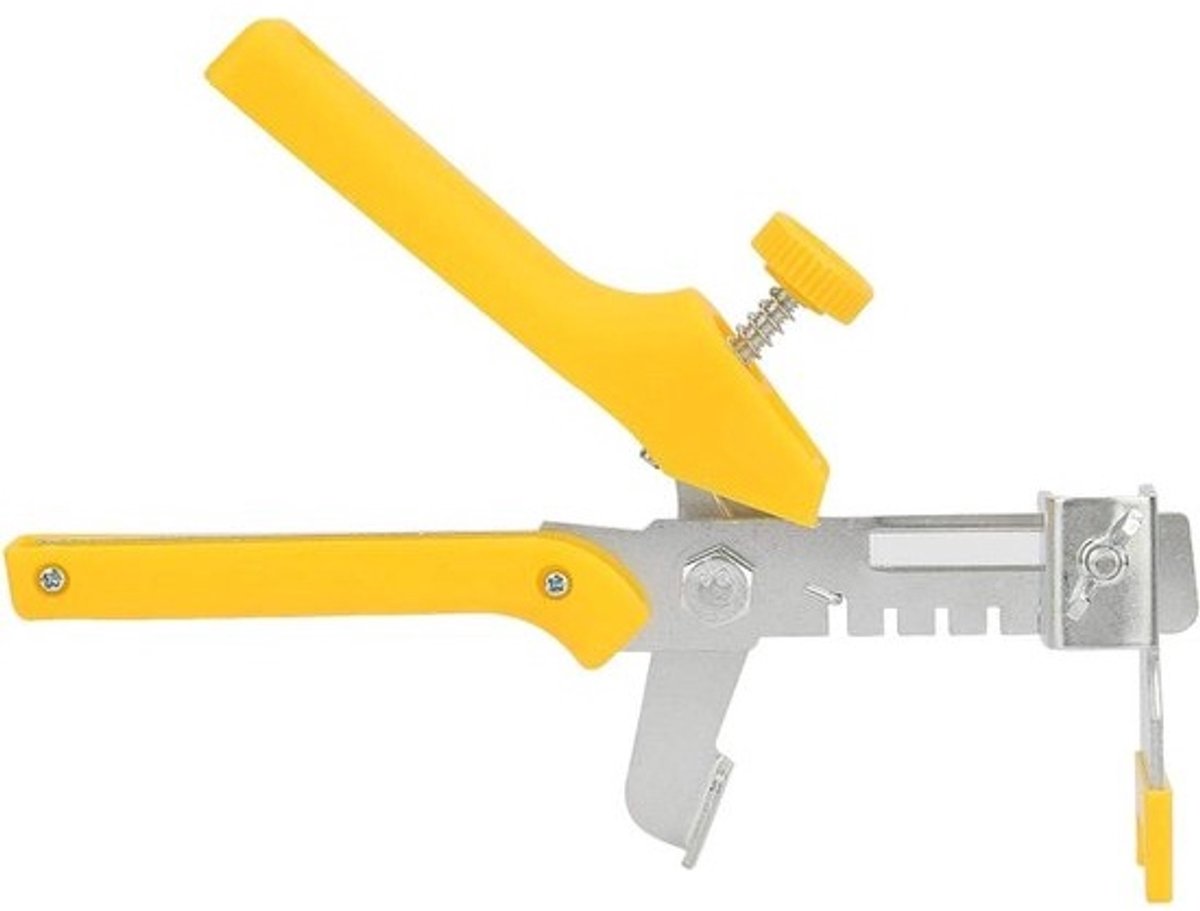 Tegel Nivelleersysteem - Tegelgereedschap Set - Vloeren Egaliseren - Energiebesparend Hefboomontwerp - 285 x 20 x 4 cm - Geel