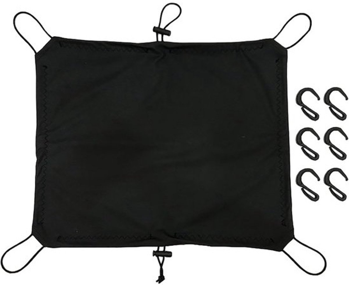 Elastisch Bagagenet voor Motorfiets - 40 x 50 cm - Waterdichte Bescherming met 6 Haken