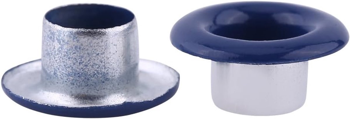 Dailygoods- Metaalringen 5 mm - Oogjes/Washer - Handwerk/Decoratie - Duurzaam/Materiaal - 4 Kleuren - Geschikt voor Textiel - Ogen