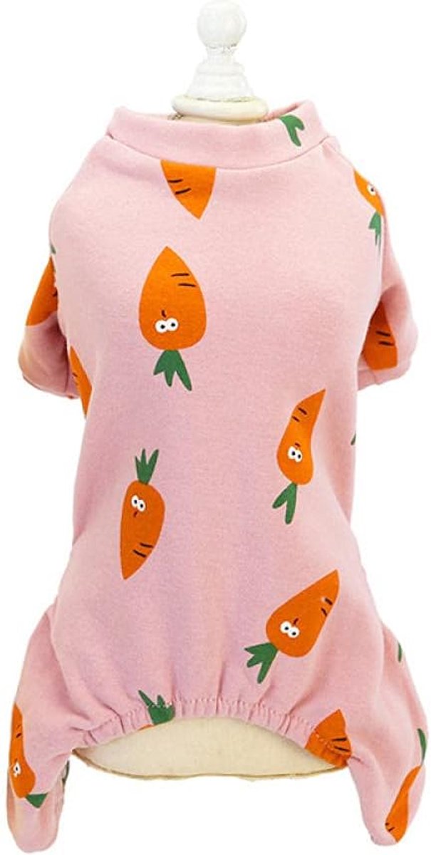 Zachte katoenen pyjama-overall voor kleine puppy's en katten, chihuahua, poedel, pullover, huisdierkleding, winter
