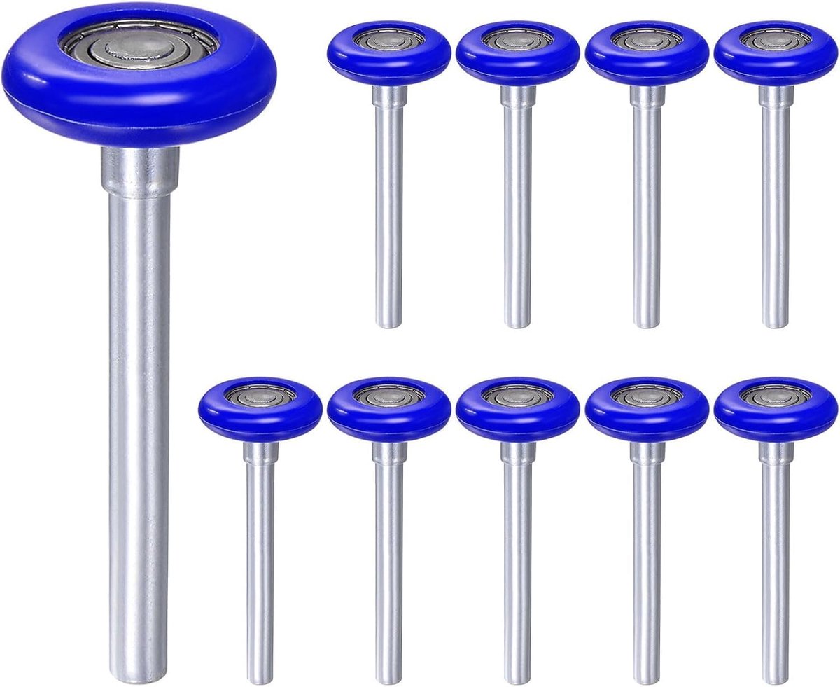 1,8 inch nylon garagedeurrollen 6200ZZ 10 kogellager 4,75 inch steel (4,75 inch steel 10 pack, 10)