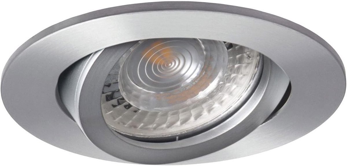 Evit Ct-Dto50-Al - inbouwlamp draaibaar - geborsteld aluminium