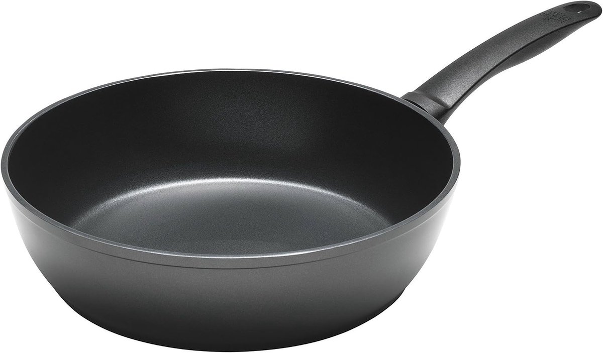 Rikon Easy Induction Braadpan hoog, pan, inductiepan, aluminium, zwart, 24 cm, 31277