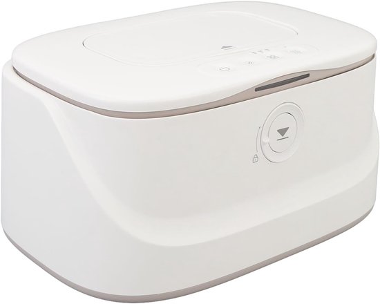 Temperatuur vochtige doekjes warmer met slim nachtlampje, USB babydoekjeswarmer voor thuis en op kantoor, geschikt voor natte doekjes warmer met verzegelde flip-cover — afbeelding 3