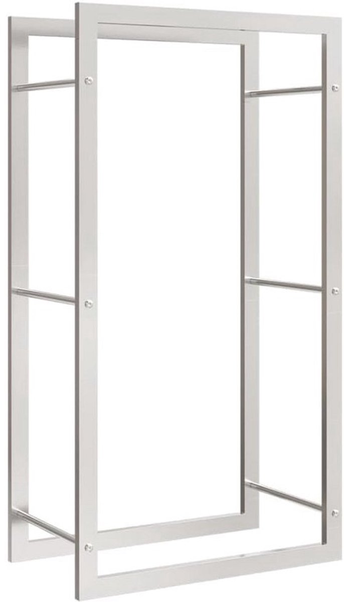 Gehard RVS Haardhoutrek voor Buiten en Binnen Opslag 50x28x94cm