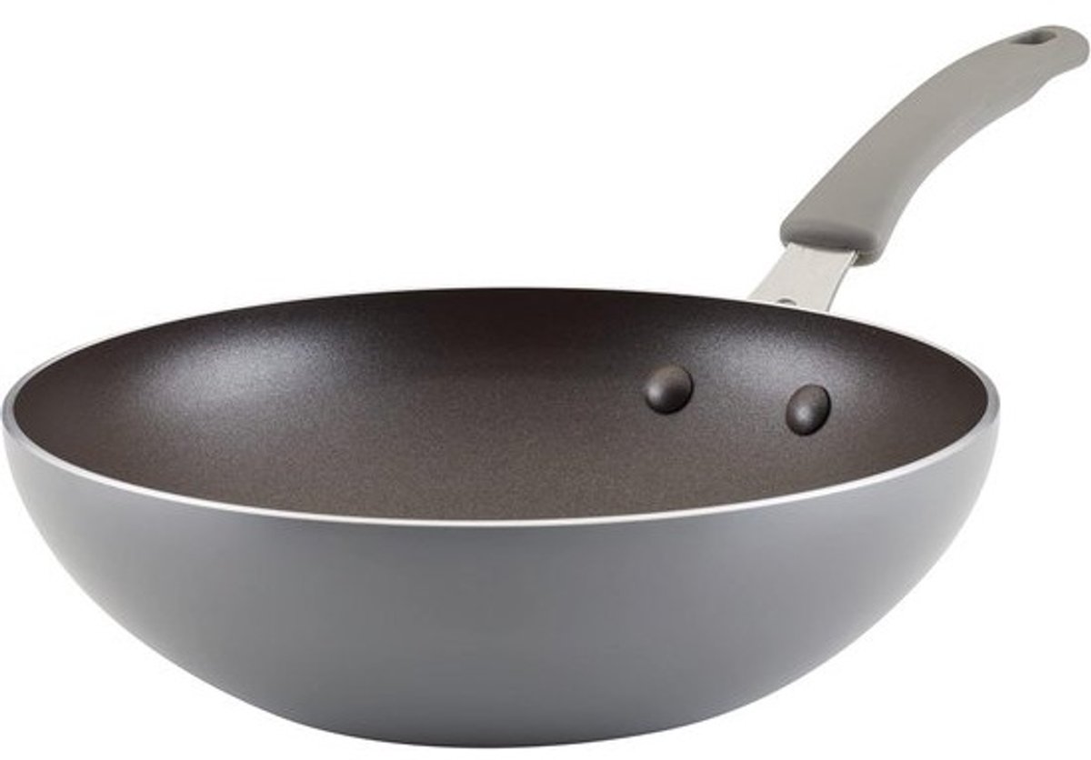 Nonstick Roerbakpan/Wok 10,5 Inch - Grijs