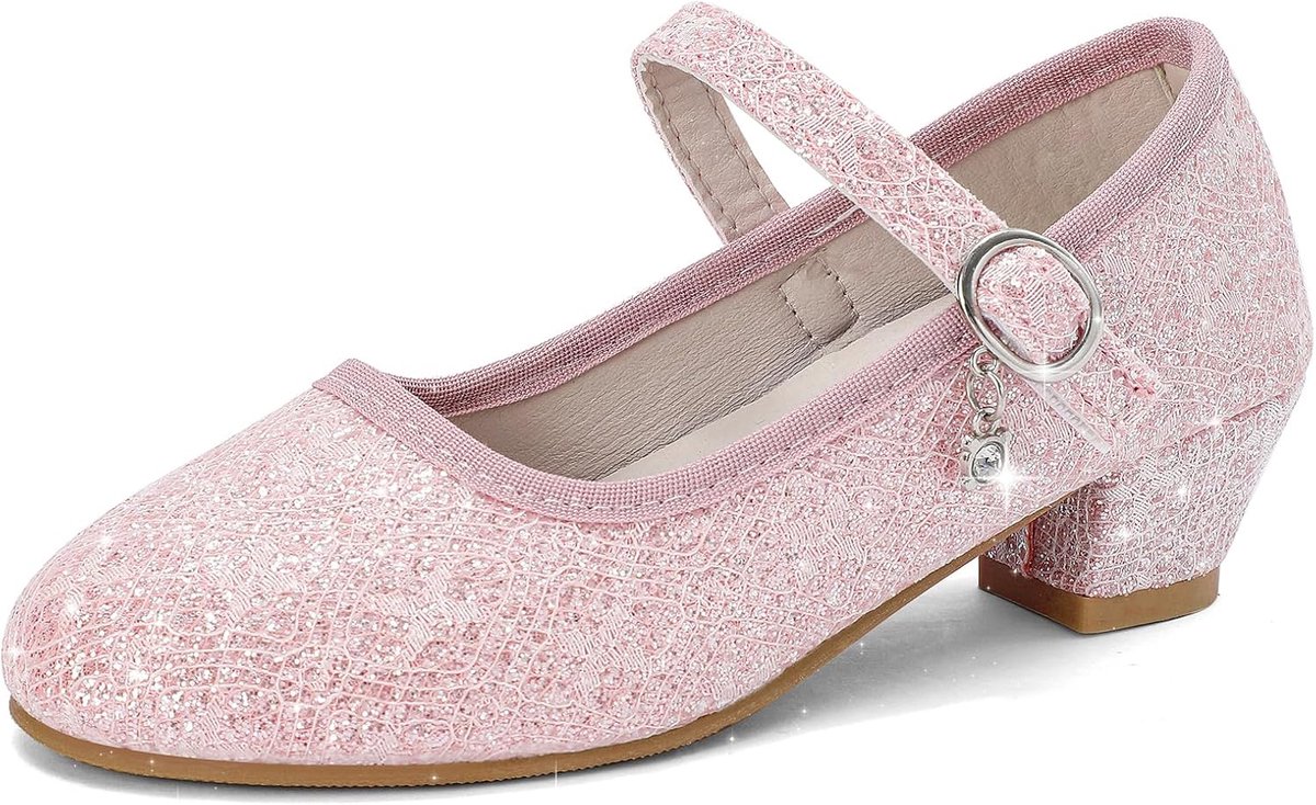 Schoenen Kinderen Sprankelende Hoge Hakken Party Dress Up