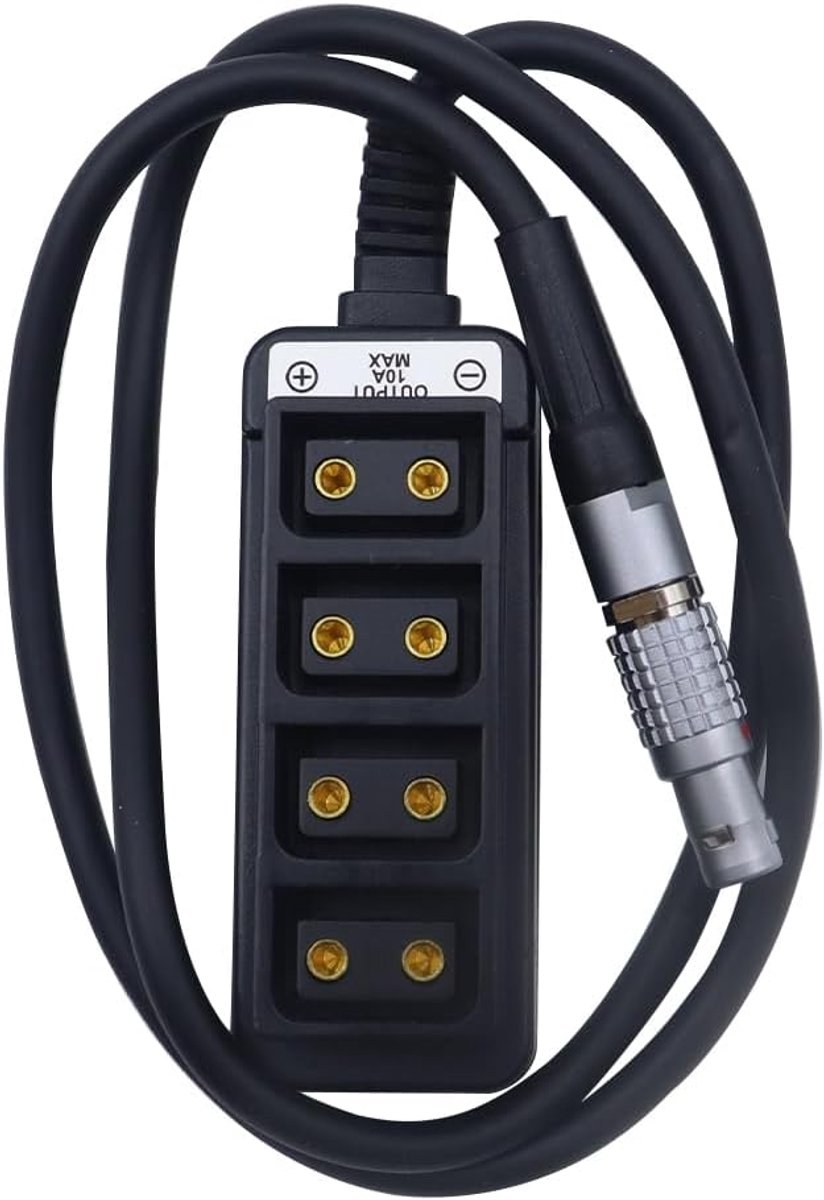 2 Pin Recht Aan 4 Port D Tap Splitter Hub voor Mini LF RODE DSMC2 Jetpack RTmotion Sidekick Power Distribution