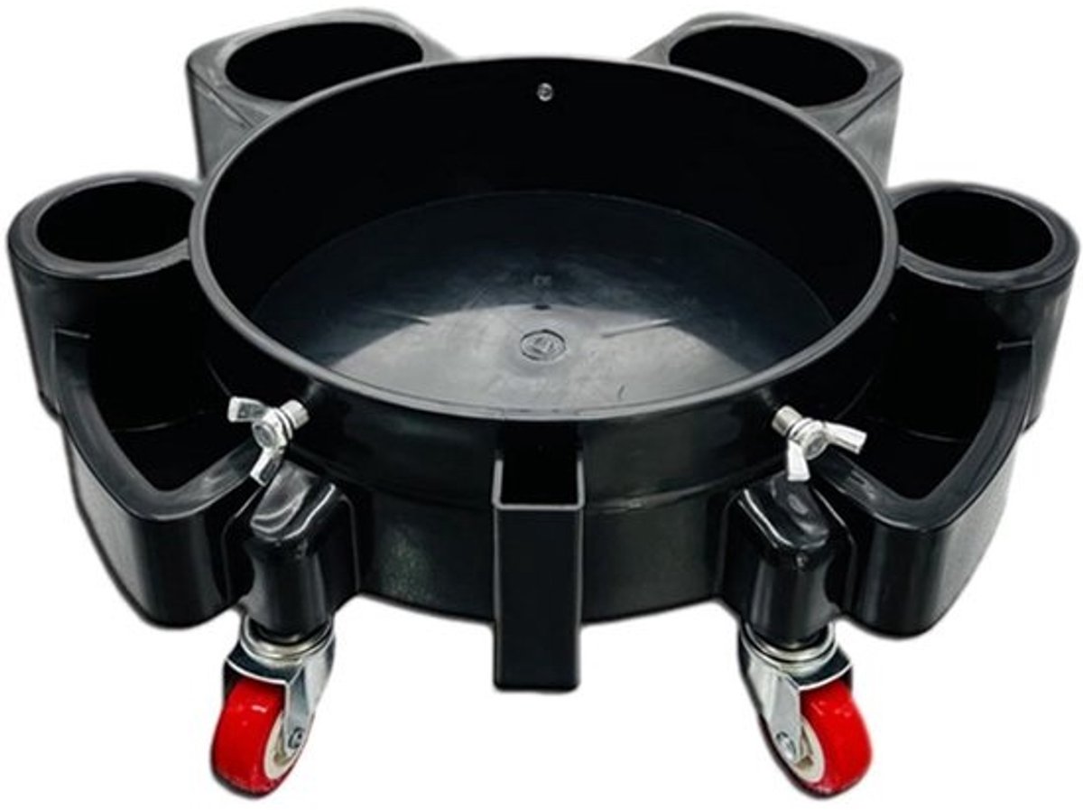 Auto Emmer Roller - Emmer Kar - Auto Wassen - 360 Graden Rotatie - 11 Inch Diameter - Zwart