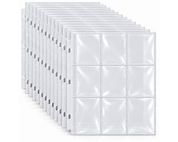 NAPI 9 Pocket Pages - 3 Hole Design - 20 Pagina's - Voor 360 kaarten - Sleeves