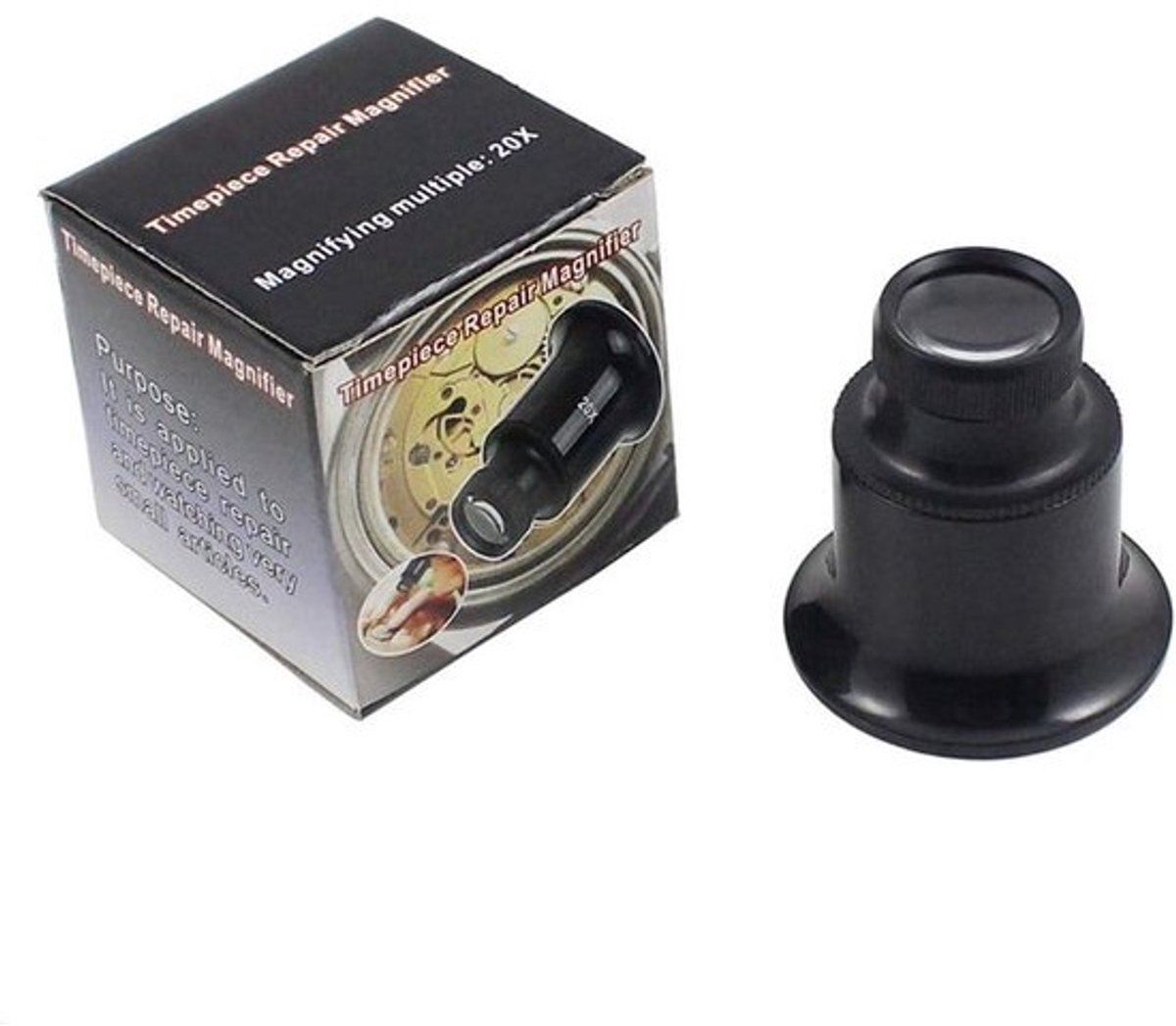 Horloge loep vergrootglas 20X - precisie lens - lichtgewicht - ideaal voor reparatie - ShopVlot