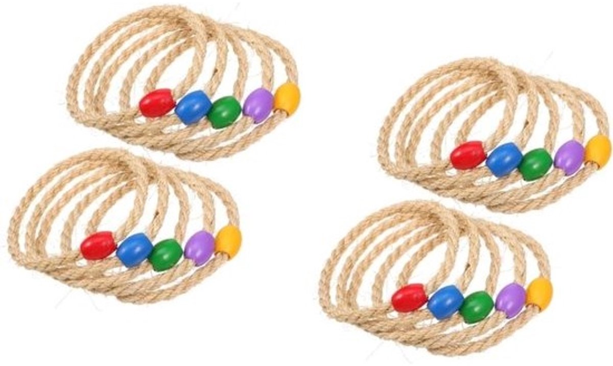 Ring Werpen Spel - Gooi Ringen - Buiten Spelen - Bevordert Motoriek - 13 cm - Kleurrijk