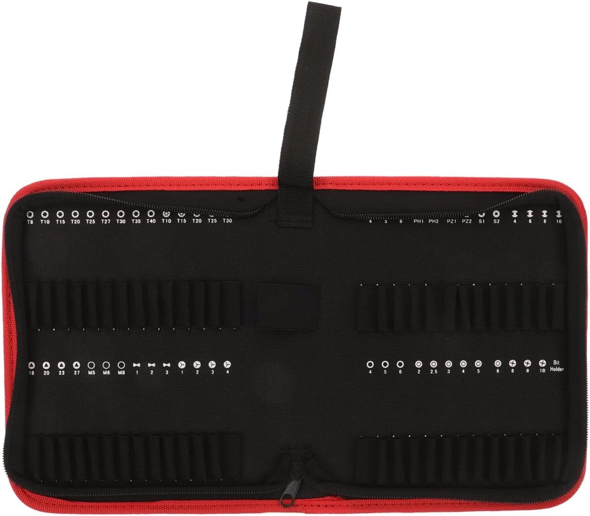 Dailygoods - Batch-opbergtas - gereedschapstas - draagbaar en handig - 22,8 x 22,8 x 22,8 cm - organizer voor boormachines - geschikt voor sch...