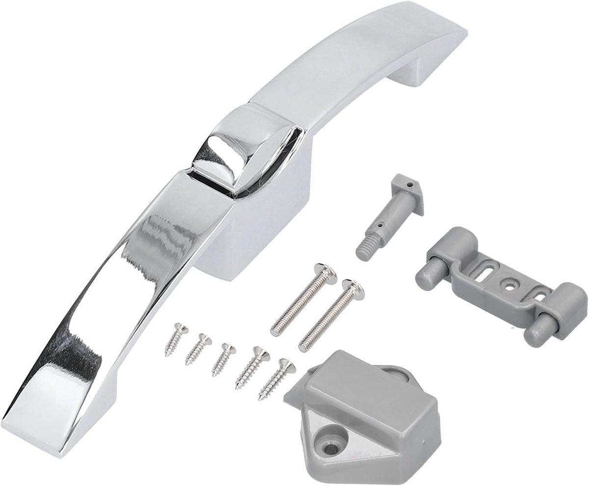 Dailygoods- Wandkastslot - Vergrendelingsgreep - Zinklegering - 162 mm - 128 mm greepgaten - Geschikt voor camper/jacht - Meer dan 30.000 openingen/sl