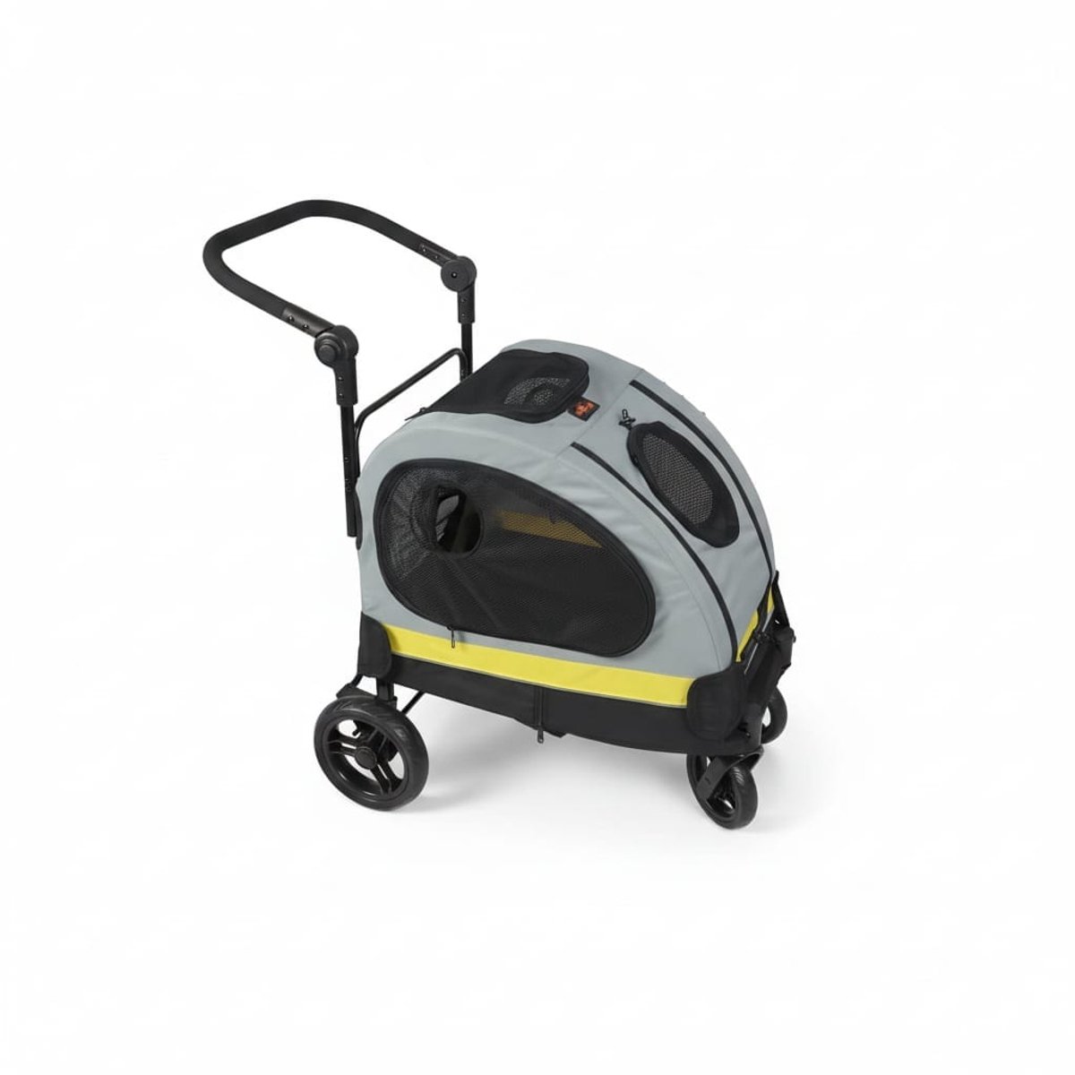 Klarven® Reismand Huisdier - Reismand Kat - Reismand Hond - Reismandje Kat - 2-in-1 Autostoel en Trolley - Afneembare Handgreep, 4 Wielen - Draagbaar voor Hond en Kat