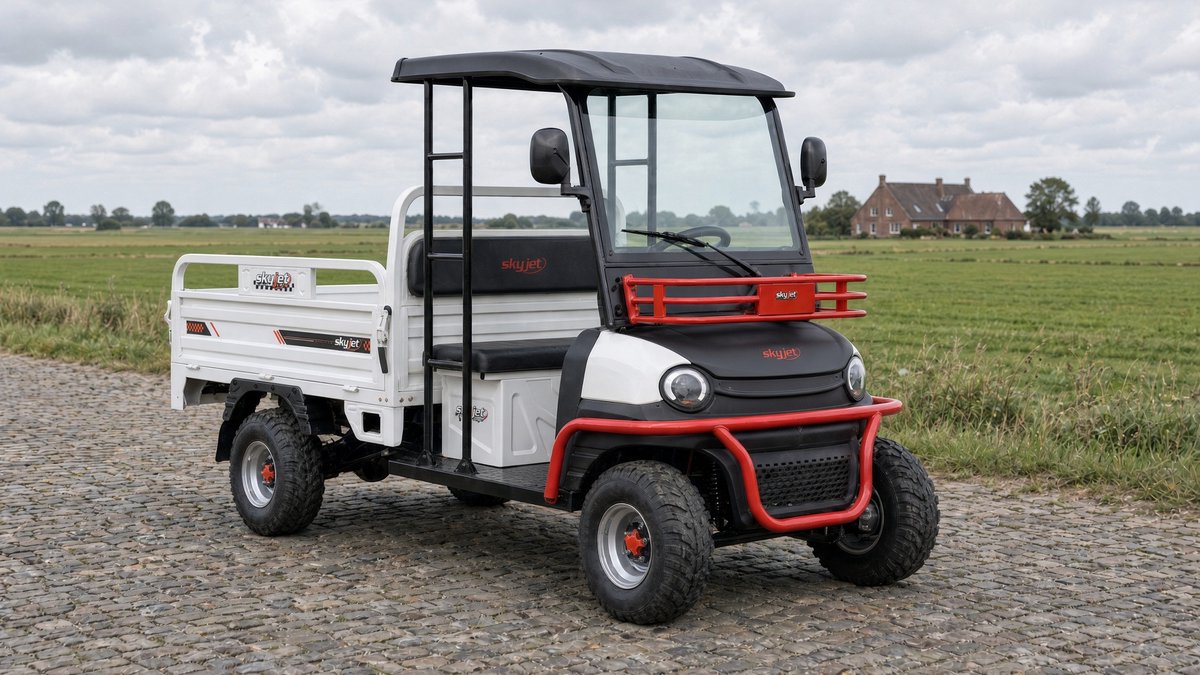 Ecowielen VIP Cargo – Elektrische pickup – 3000 W – Lithium-ion 72 V 72 Ah – 25 km/u – Kiepbare laadbak