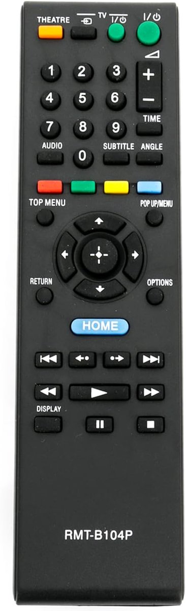 Vervanging afstandsbediening Compatibel met Sony BD Blu-ray-Player BDP-N460 BDP-N460HP BDP-S185 BDP-S190 BDP-S270 BDP-S300 BDP-S360 BDP-S360T BDP-S360HP BDP-S360T BDP-S363 BDP-BX2