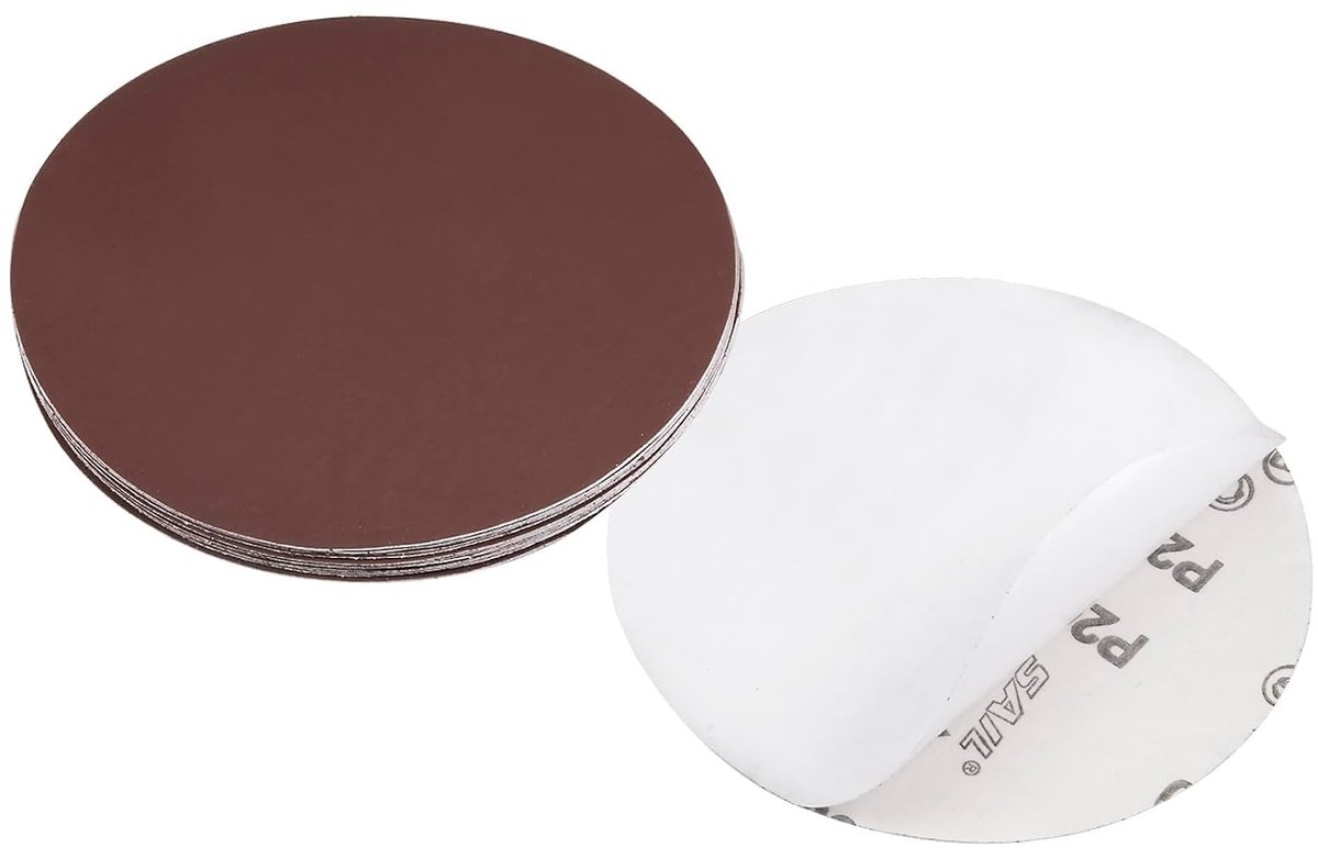 Psa, diameter 15 cm, korrel 2000, zelfklevend schuurpapier - (toepassingen: voor houtbewerking en metaalbewerking), 20 stuks