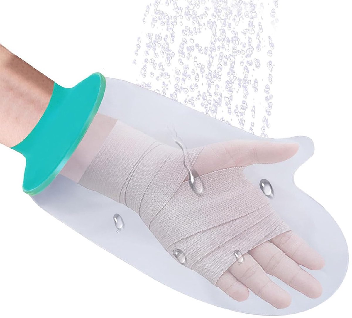 Gips-afdekarm voor de douche, herbruikbare gipsbescherming, waterdichte handafdekking voor de douche na de operatie (hand)