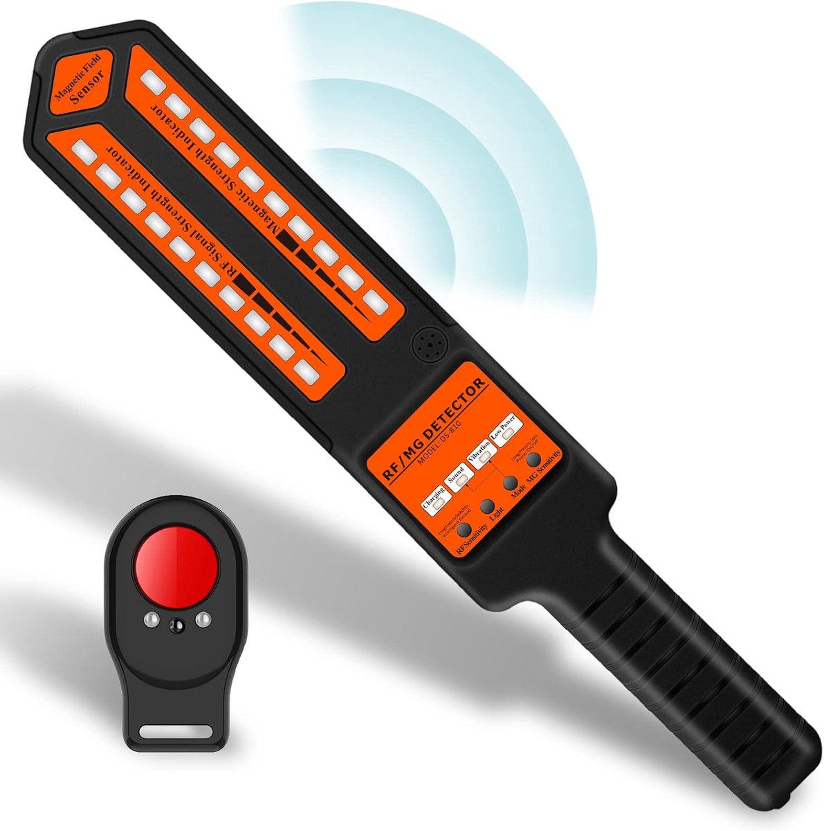 Camera Detector, RF Detector & Camera Finder, GPS Tracker Finder met Magnetische Detectie, 4-in-1 voor Auto, Hotel, Kantoor, Thuis en Reizen, Draagbaar en Oplaadbaar