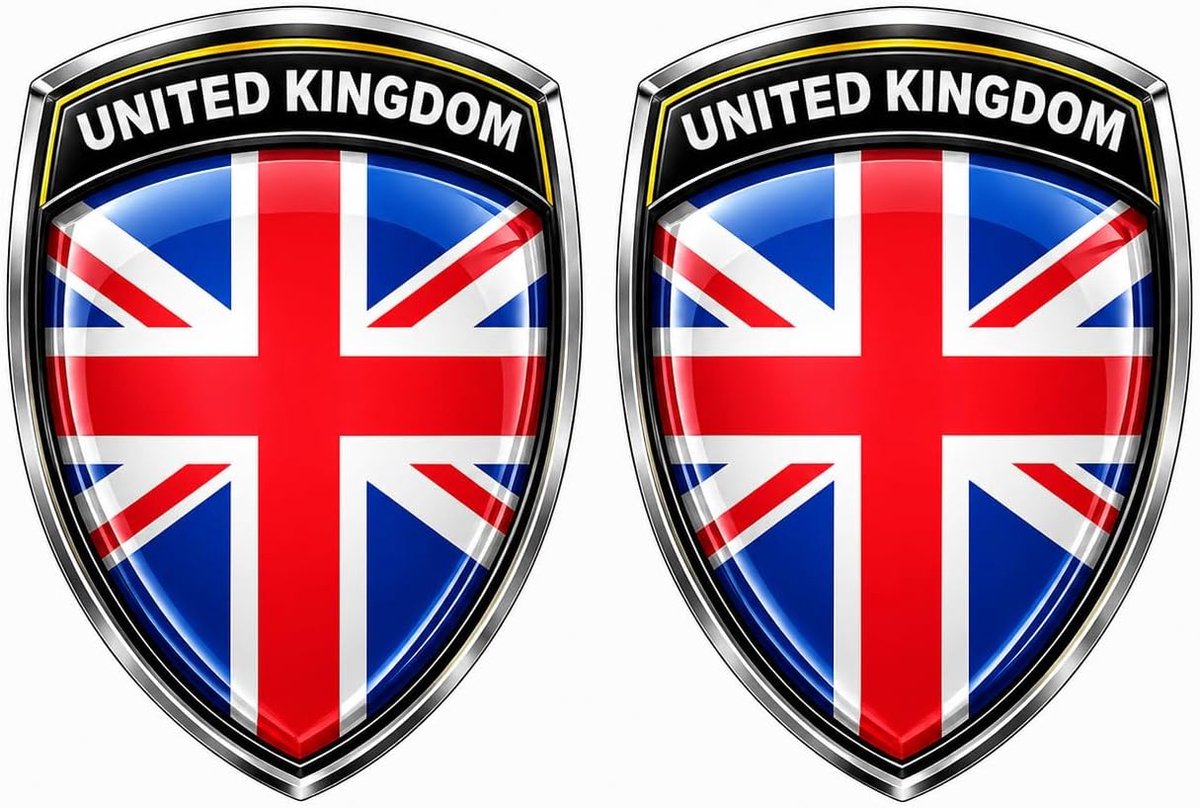 2 x DDR vlaggenstickers, 3D-gel-embleem, ostalgie, autostickers, zelfklevend, waterdicht, voor auto, motorfiets, koelkast, mobiele telefoon (Verenigd Koninkrijk - GB)