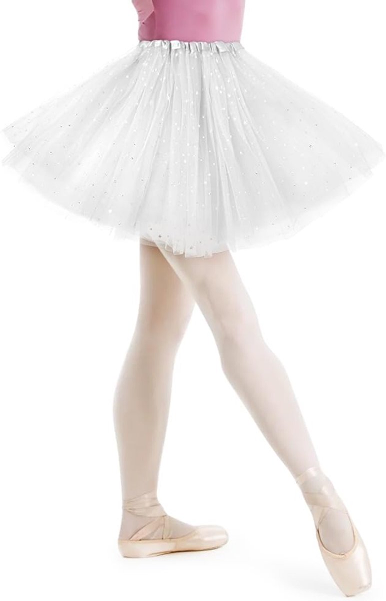Klassieke Tutu Rok, Elastische 3-laagse Tule Rok, Ballet Tule Rok, Petticoat Onderrok voor Carnaval, Themafeest, Ballet, Dans, Verkleedkleding, Halloween Kostuum