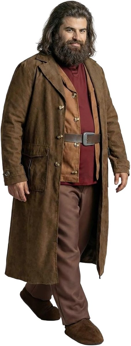 | Hagrid-kostuum - Harry Potter voor mannen Films & Series & Tovenaars - Kostuum voor Volwassenen Accessoire verkleedkleding en rekwisieten voor Halloween, carnaval & feesten