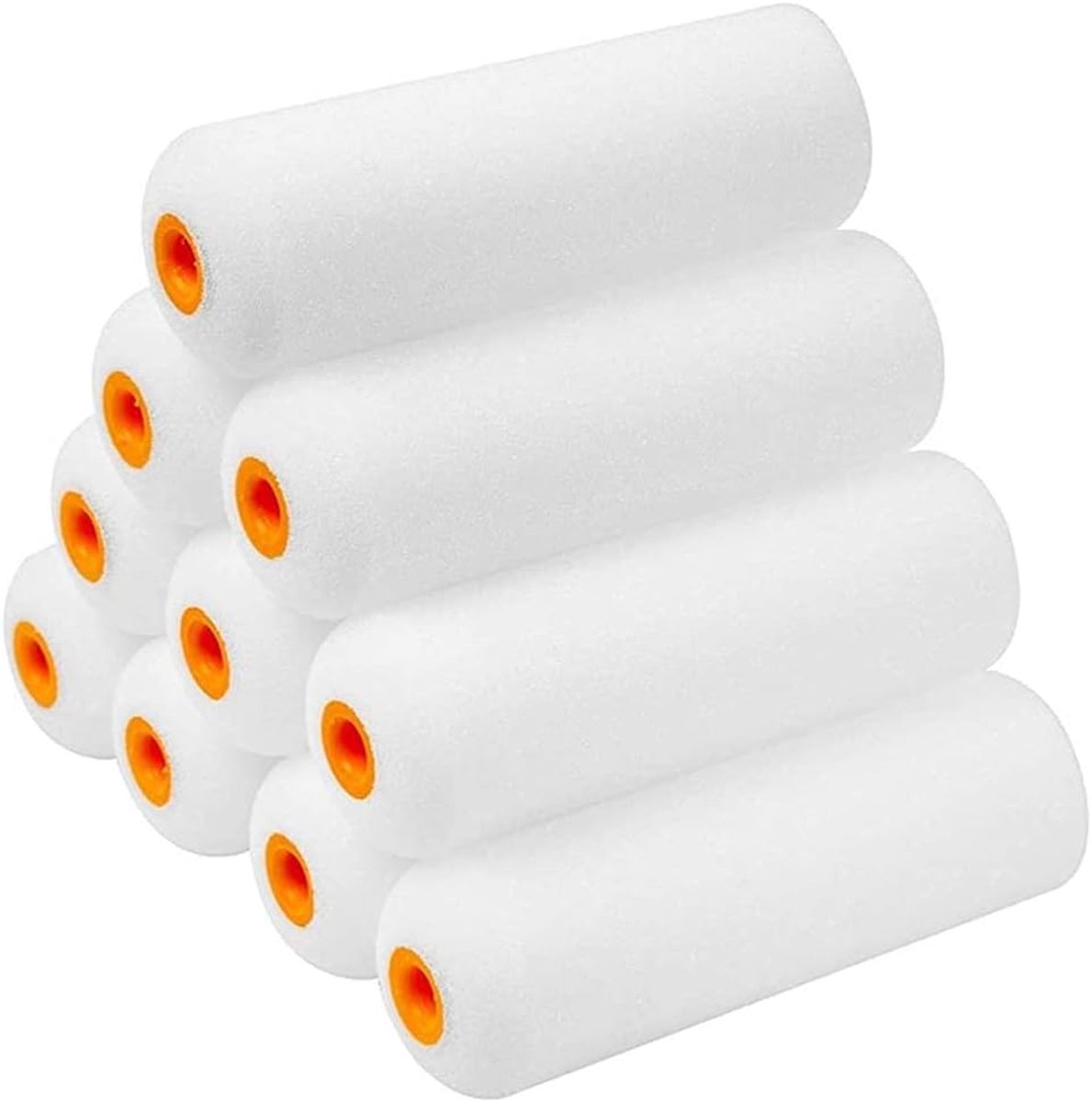 Mini verfroller sleeve 4" - hoge dichtheid schuim - perfecte glansafwerking - ideaal voor nauwkeurig schilderen - ShopVlot