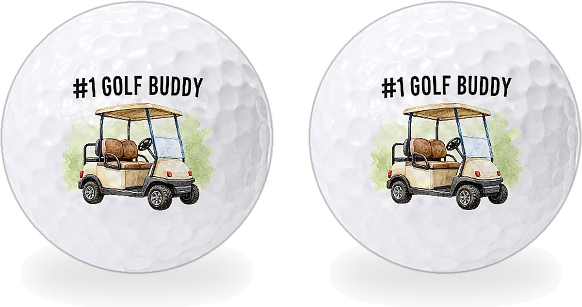 Wilson Golfballen Golf Buddy Groen - Vriendschap Golf Cadeau - 2 stuks