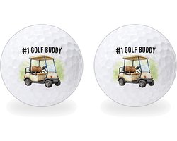 Wilson Golfballen Golf Buddy Groen - Vriendschap Golf Cadeau - 2 stuks