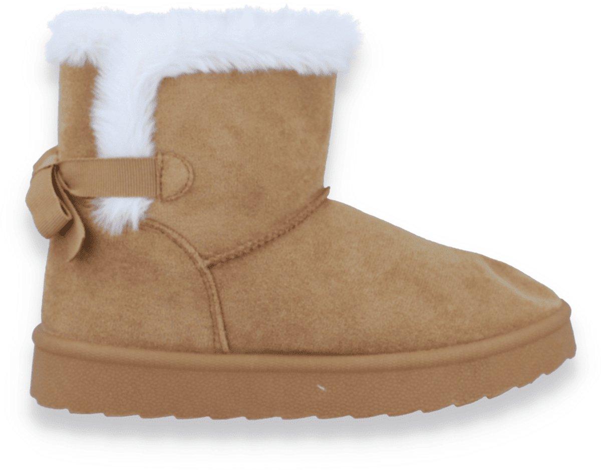 Mode-mania Meisjes Enkellaars | Camel | Maat: 32