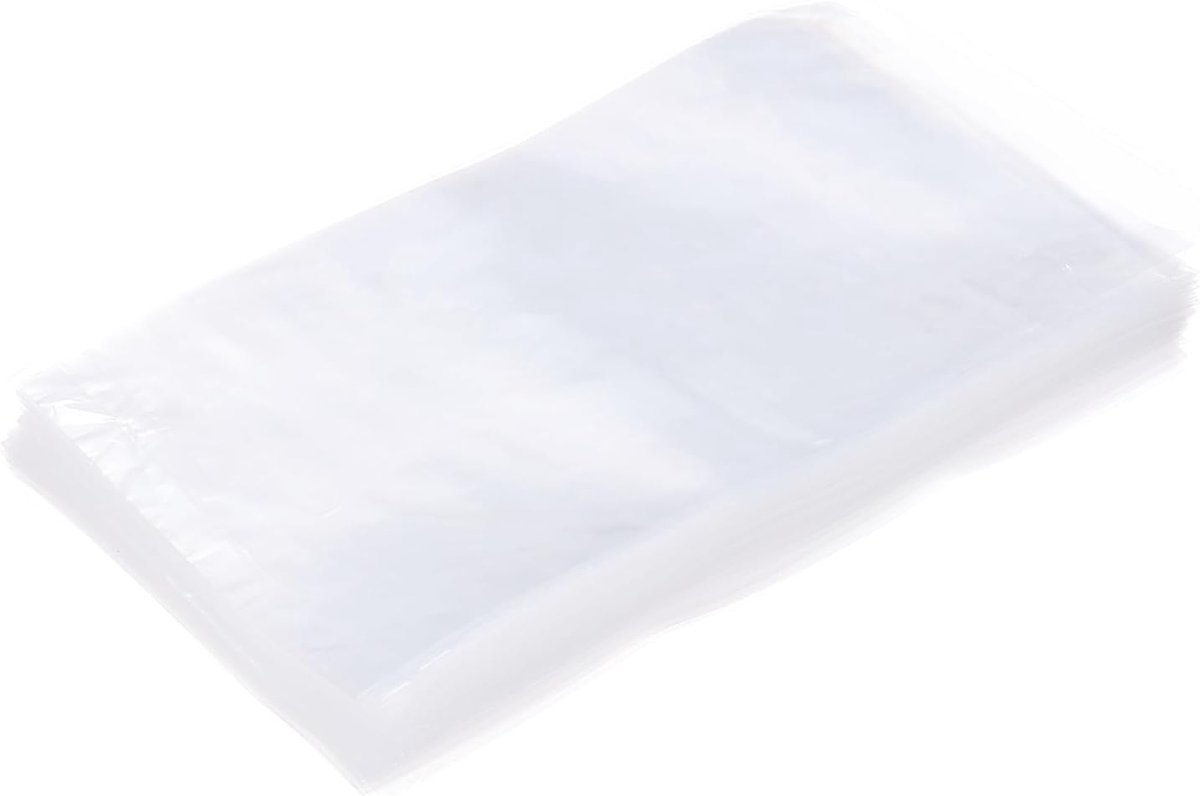 200 PCs Duidelijke Vlakke Open Plastic Poly Zakken 3x6 Inch 1.6 Mil Verpakkende Zakken voor Voedsel, Huis, Collectibles Opslag, Bewijzen Brood, Deeg