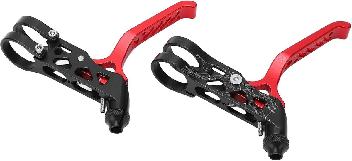 Hendels, Fietsremhendel Flexibele Nauwkeurige Aluminiumlegering voor 3sixty Mountainbike(rood)