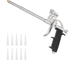 Professionele Expanding Foam Spray Gun met 10 Nozzles voor Isolatie en Kittoepassingen, Duurzaam en Efficiënt Gebruik