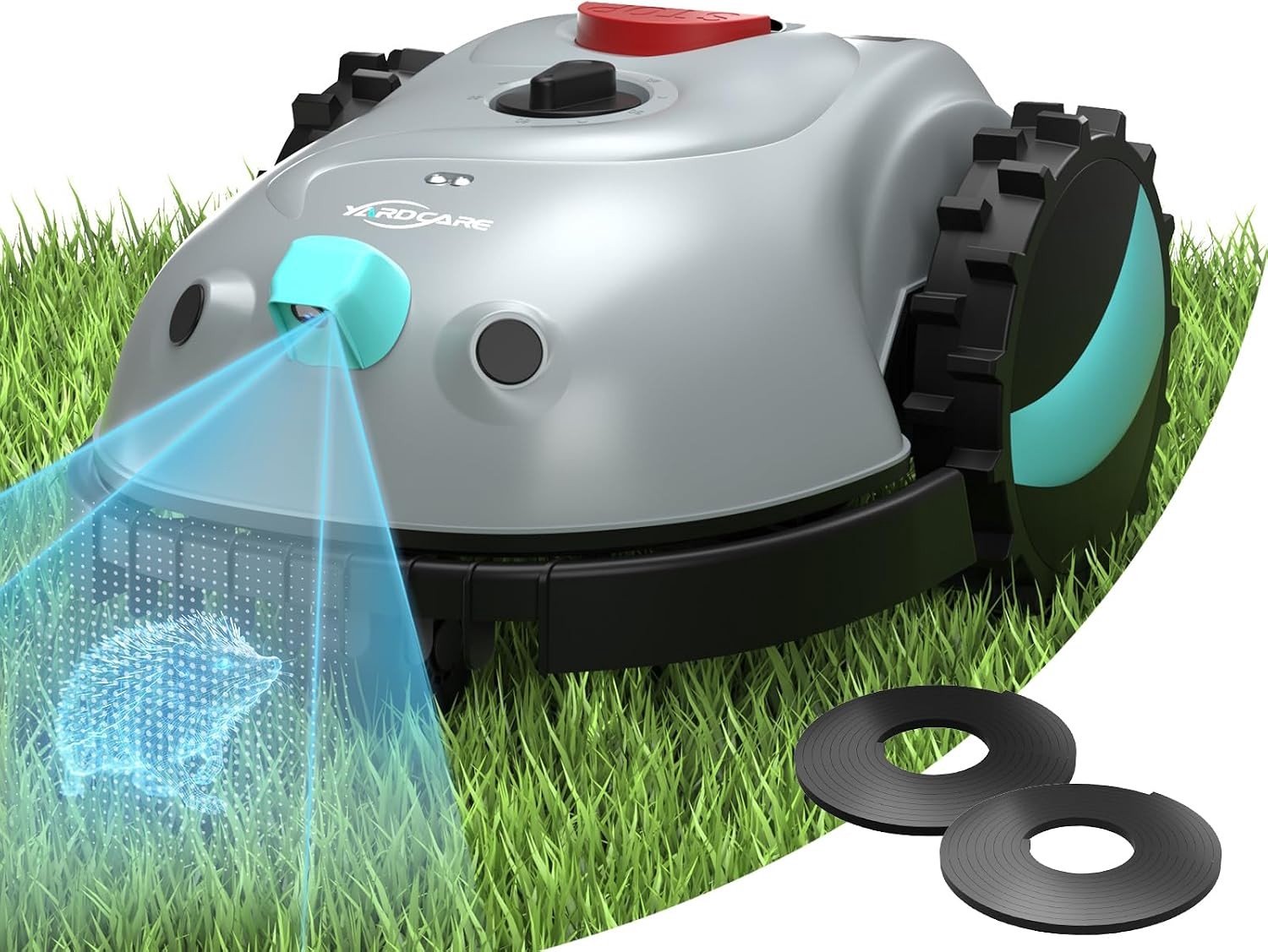 Robotmaaier – Geen Begrenzingskabel – Geschikt voor Tuinen tot 150 m² – Met Vision-navigatie en 4 Ah Accu – Voor Efficiënte Grasverzorging