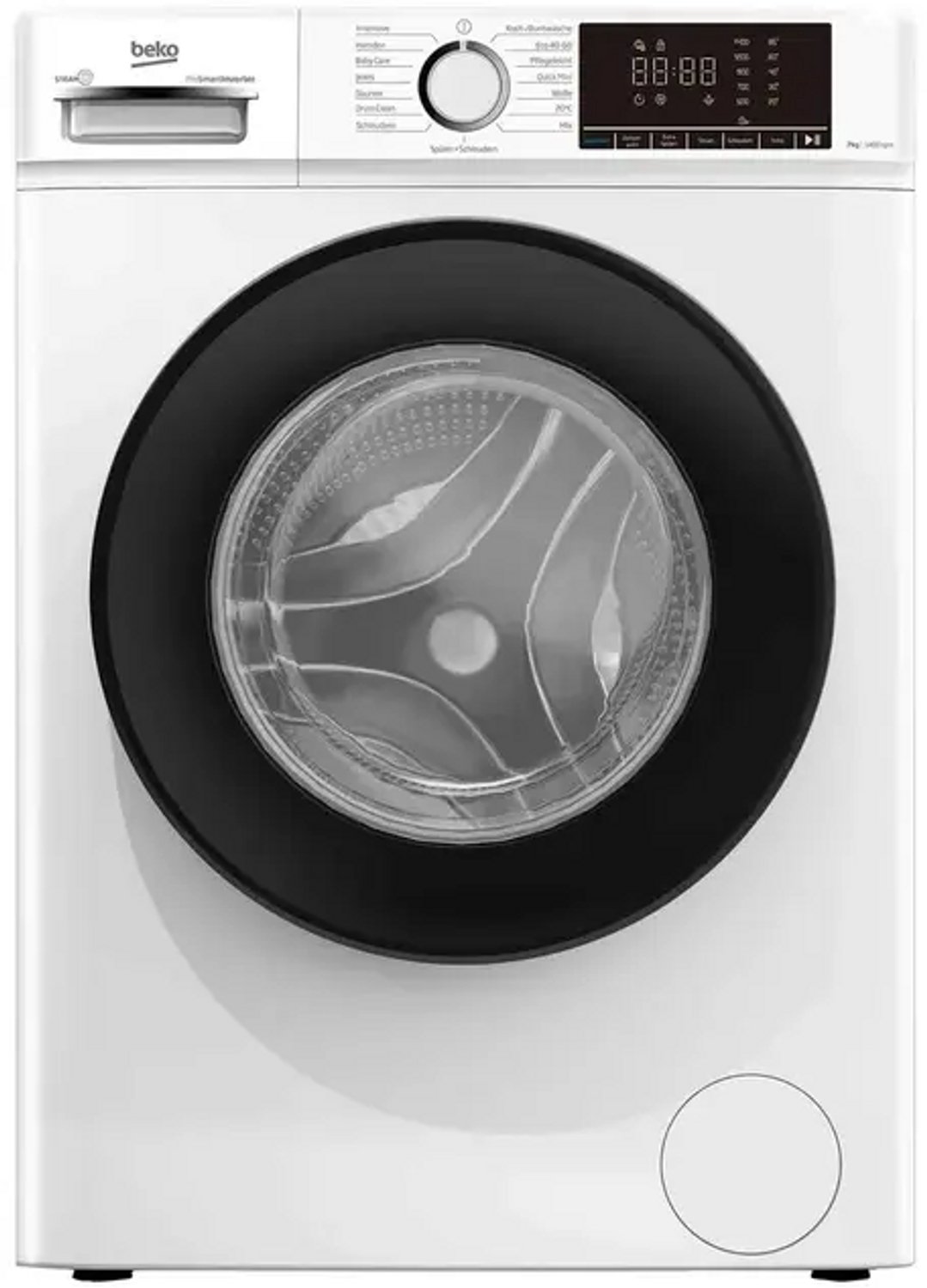 Beko BM3WFOE741PSA | Wasmachine | A | 7 kg |SteamCure | Taaldisplay Duits