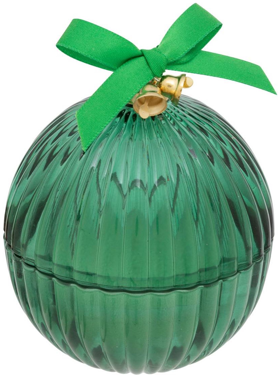 Feeric lights & Christmas Geurkaars in de vorm van een kerstbal, 50 g vert