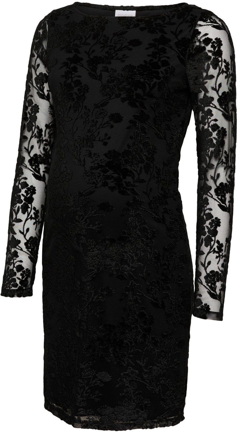 Mamalicious Mama Licious Jurk MLOLIVIA Zwangerschapsjurk Black 1