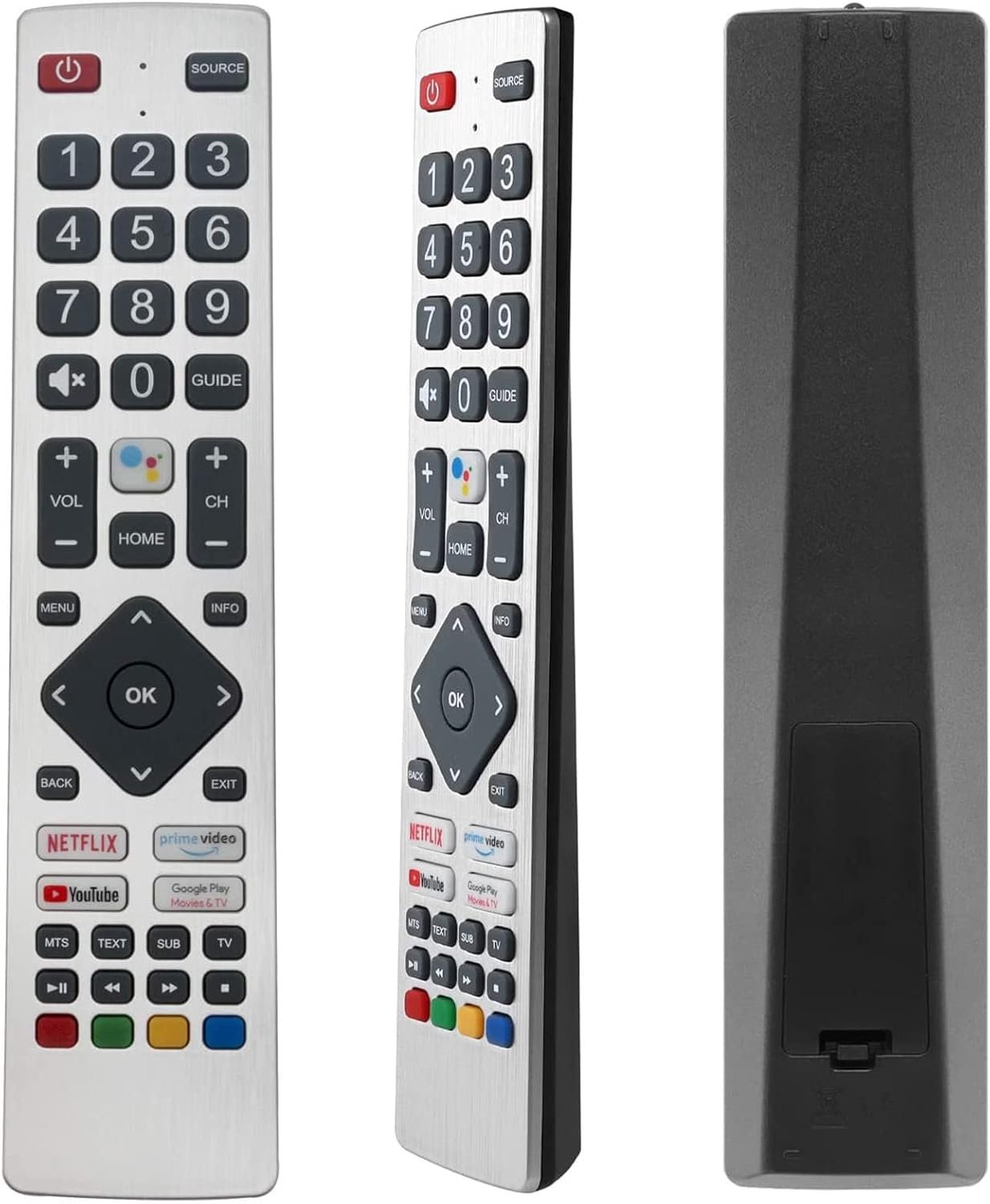Vervangende afstandsbediening - geschikt voor Aquos Smart HD TV - multifunctioneel - eenvoudig in gebruik - Vemera