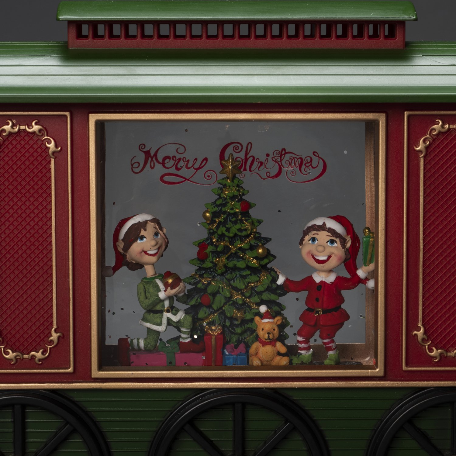 Kerstlantaarn LED treinwagon met kinderen Konstsmide – foto 4