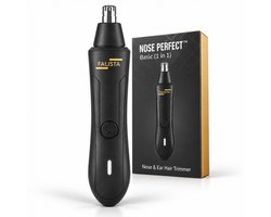 FALISTA® noseperfect basic 1 in 1 - neushaartrimmer mannen & vrouwen - oorhaartrimmer - wenkbrauw trimmer - krachtige trimmer - Multifunctionele trimmer - USB-oplaadbaar