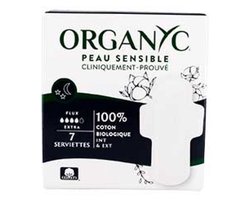 Organyc Maandverband Extra Night - 1 stuks