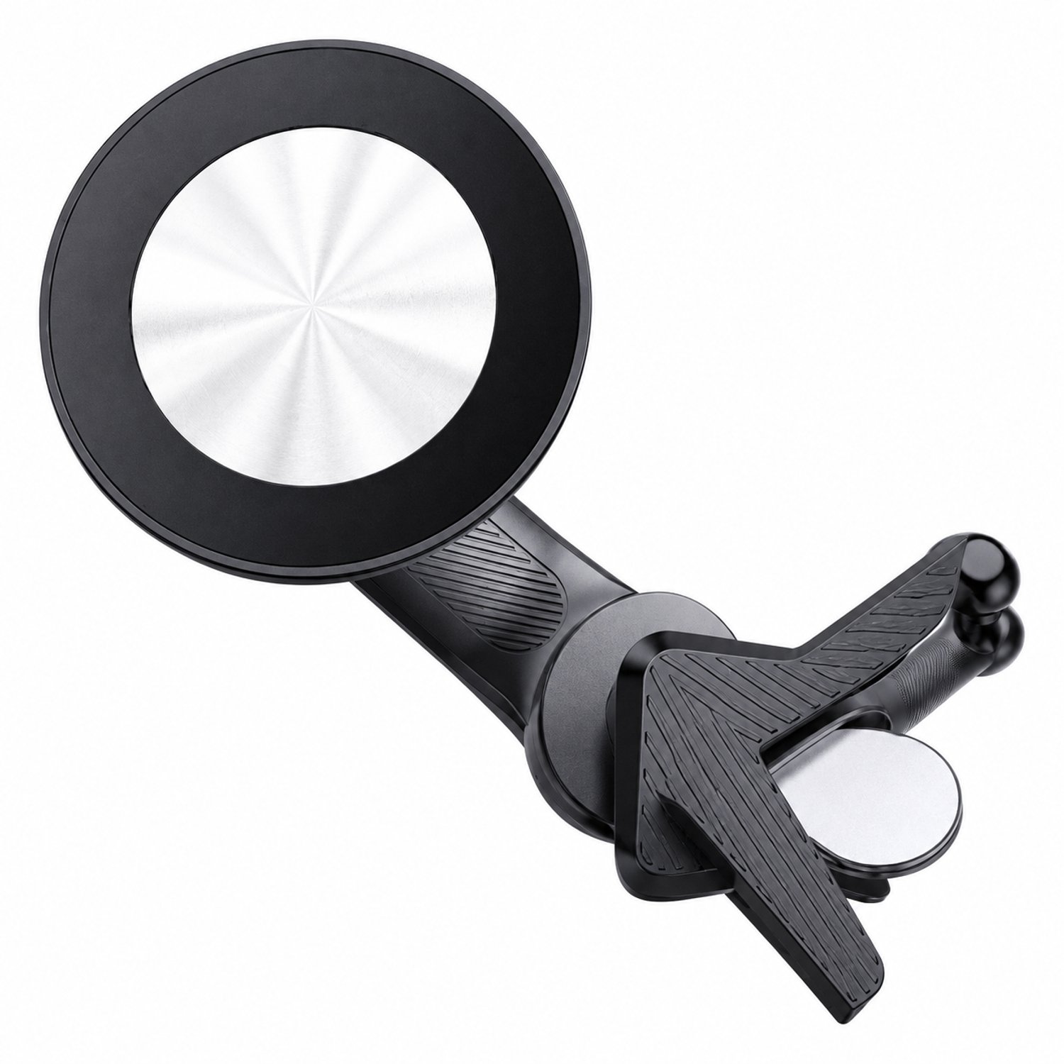 Telefoonhouders auto – magnetische autotelefoonhouder met klemvoet voor de schermrand