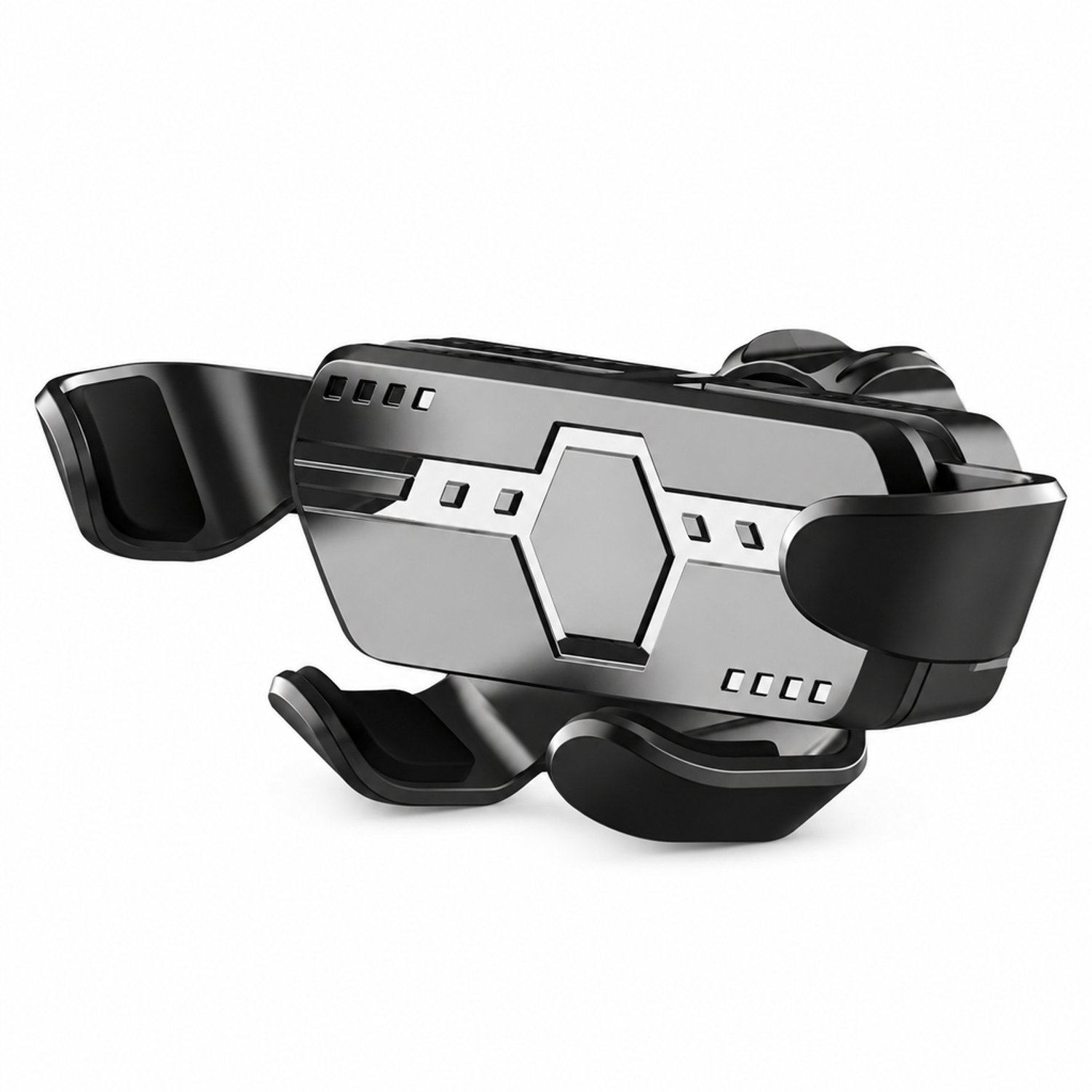 telefoonhouders auto compacte telefoonhouder met zwaartekrachtklem en zijarmen 17 mm kogelkop OPP zakverpakking