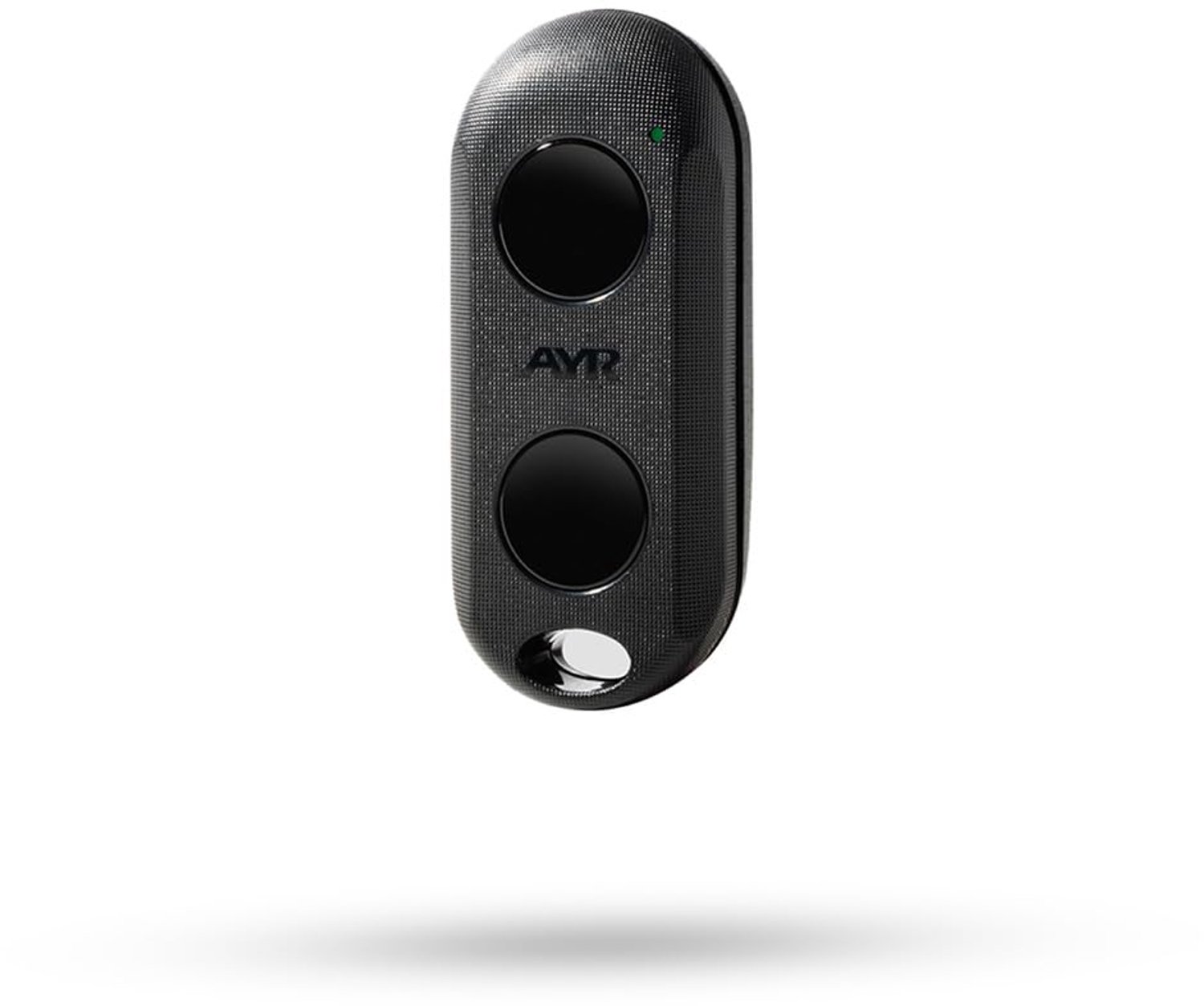Bluetooth-afstandsbediening voor het openen en sluiten van SmartDoor-producten, matte zwarte afwerking.