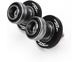 CNC swingspoelen M10 - zwart - geschikt voor CFMOTO 450MT 2024 2025 - stabiliseert tijdens reparatie - m-winkel