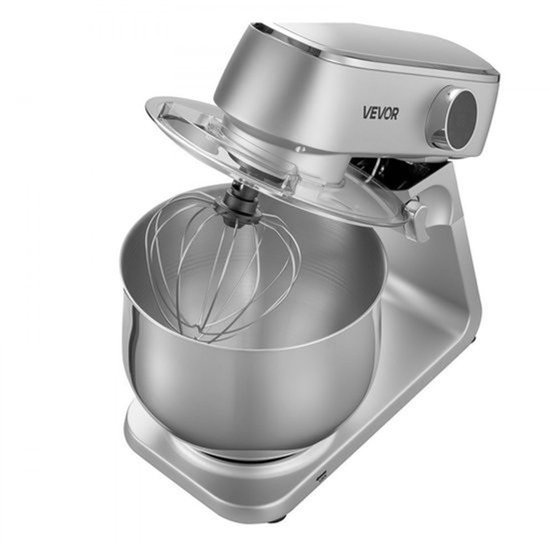 Keukenmachine Staande Mixer - 1800 W Vermogen - 7,4 L Roestvrijstalen Kom - 10 Snelheden - ABS Materiaal - Voor Bakken En Mixen — afbeelding 5
